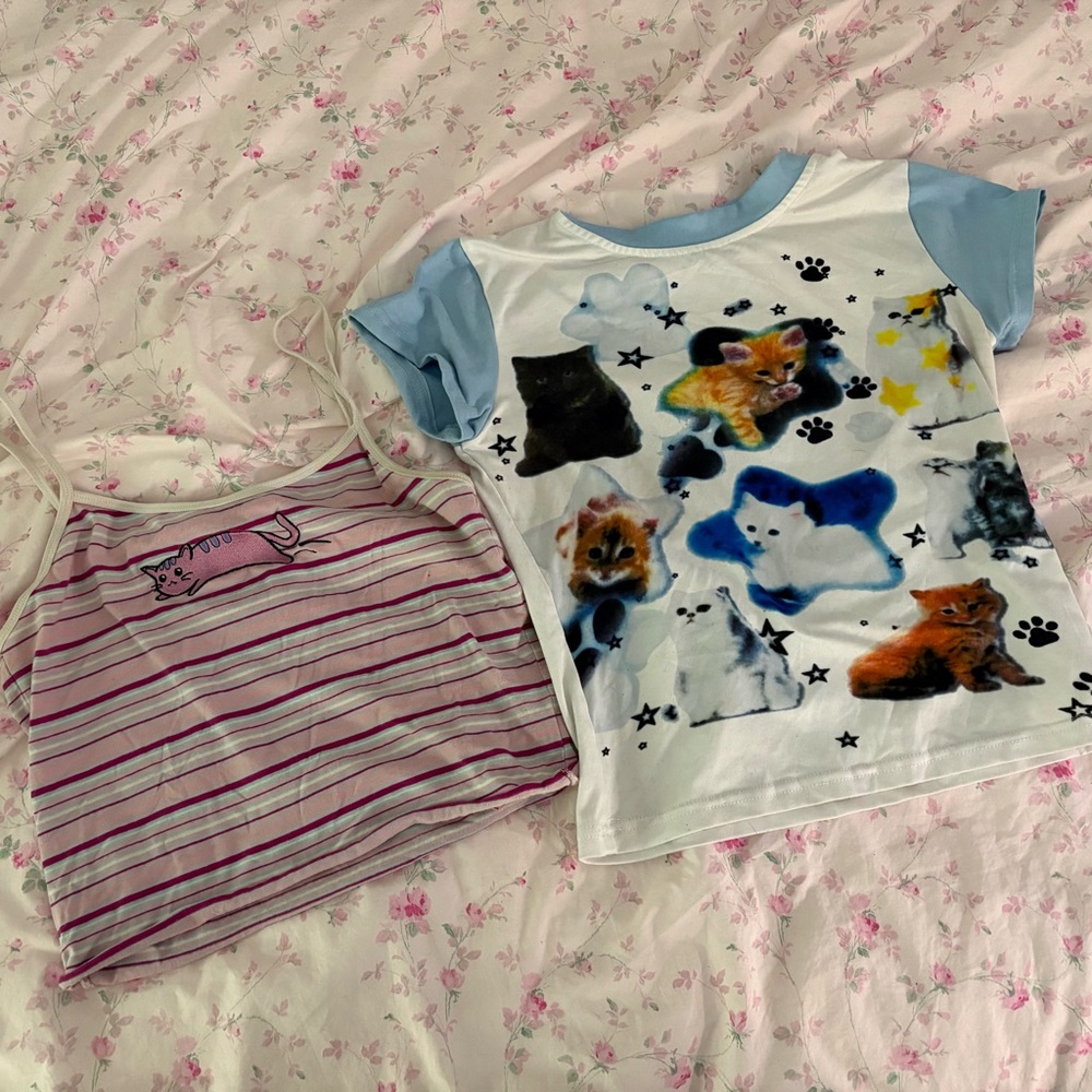 Sold 🐱Cat tank tops